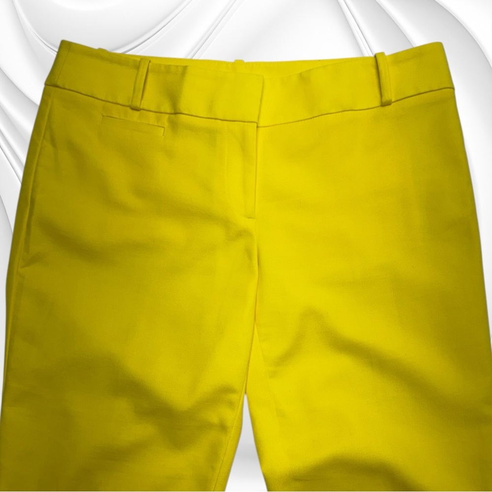 LOFT Women’s 6 Bright Yellow Ankle Dress Pant